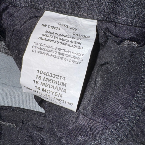 NWT Lee Gray Wide Leg Pants Tailored and Sophisticated - Picture 10 of 11